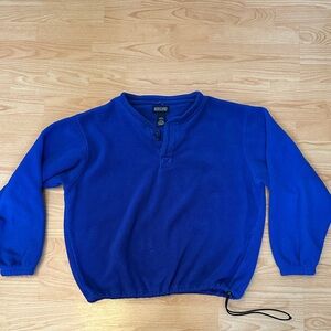 Lands' End Royal Blue fleece Sweater